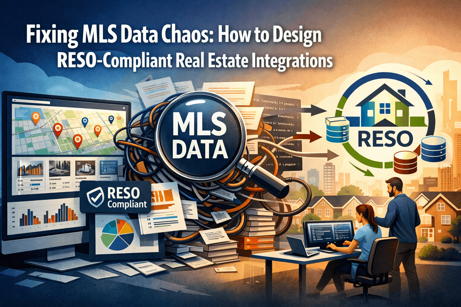 Fixing MLS Data Chaos: How to Design RESO-Compliant Real Estate Integrations