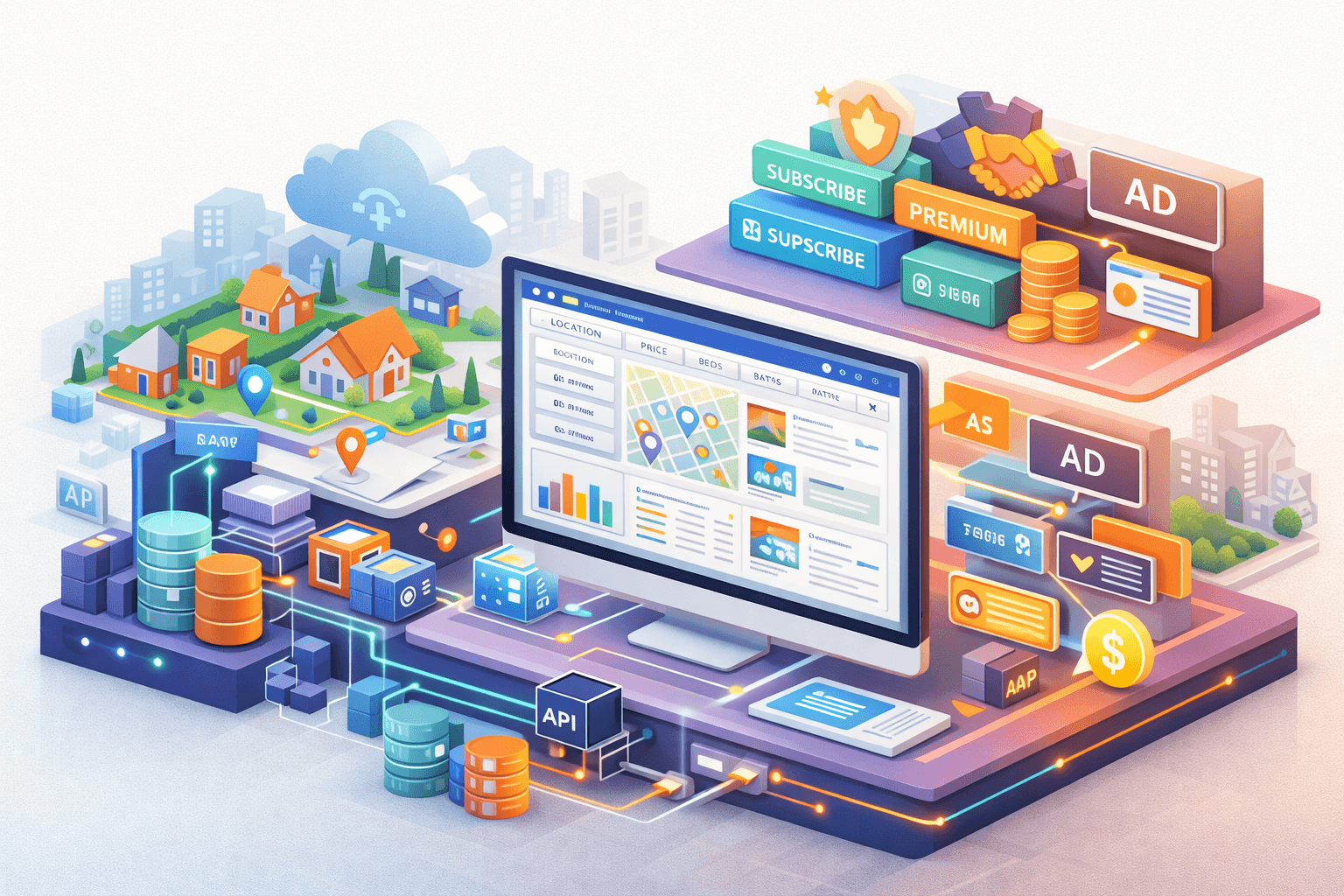 Real Estate Marketplace Development: Architecture, Search, and Monetization Models