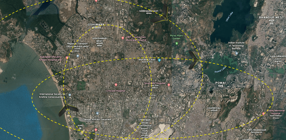 traffic control using uav view