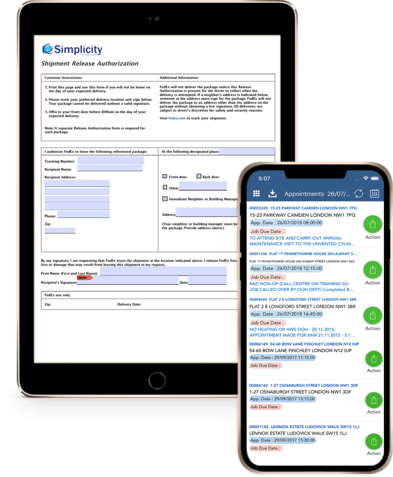 appointment management application ios android